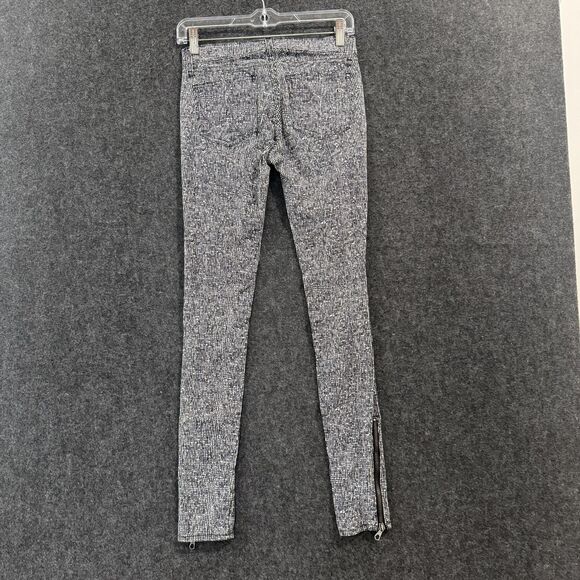 Rag & Bone Jeans Pants Women's 25 Black White Skinny Zip Ankle Made USA Linton - Picture 8 of 10